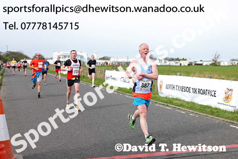 North Tyneside 10k Road Race, Whitley Bay. Photo: David T. Hewitson/Sports for All Pics